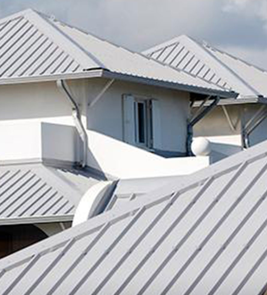 metal steep slope roof