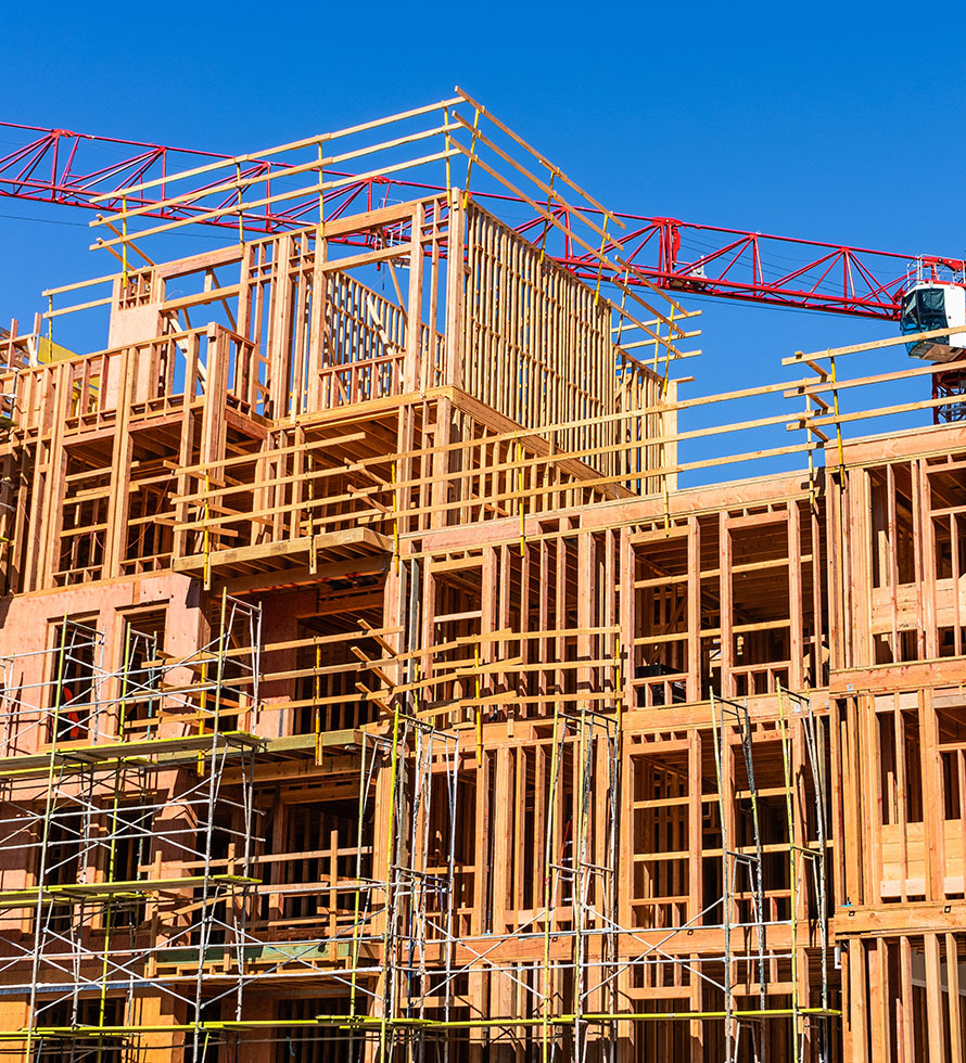 new lofts building under construction