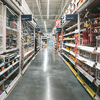 hardware retail store interior