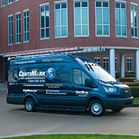 service van ready to assist a roofing emergency