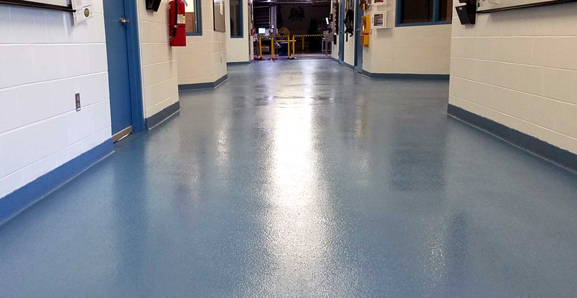 urethane floor installed by centimark