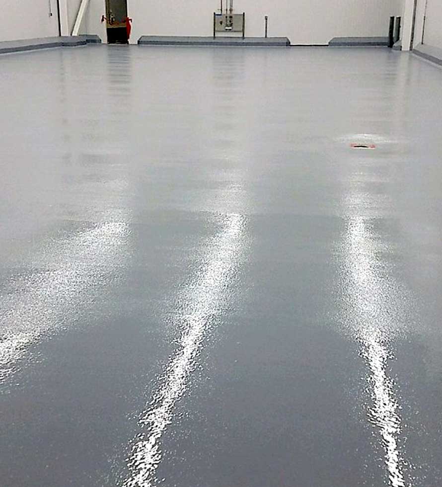 urethane floors in shop